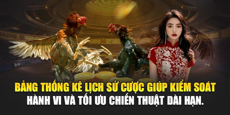 Bảng thống kê lịch sử cược giúp kiểm soát hành vi và tối ưu chiến thuật dài hạn