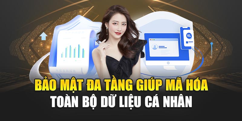 Bảo mật đa tầng giúp mã hóa toàn bộ dữ liệu cá nhân